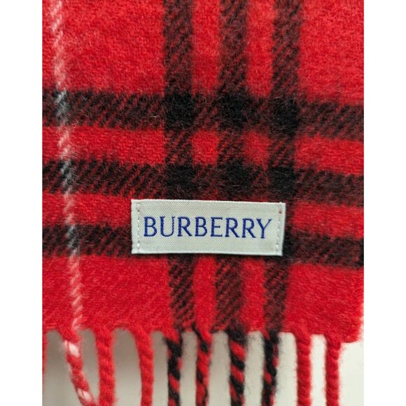 Burberry Vintage Check Cashmere Scarf Pillar 8073962 - Picture 6 of 8